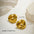 Wholesale  18K Gold Personality Exaggerated Large Earrings