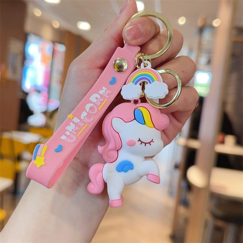 Wholesale Cartoon PVC Soft Glue Cute Keychain ACCVIP-KC-YueWei006
