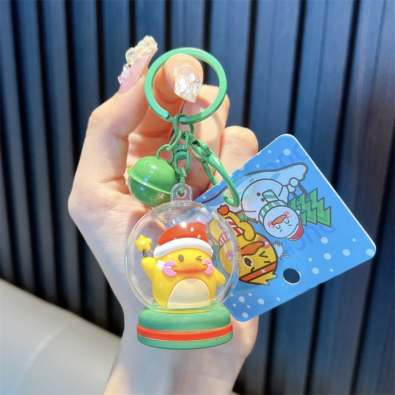 Wholesale Christmas Yellow Duck Keychains ACC-KC-WoAn016