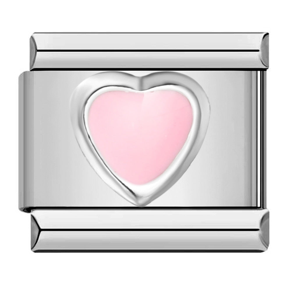 Wholesale Italian Charm Bracelet 9mm DIY Splicing Gold and Silver Round Pendant Stainless Steel Composable Bracelet