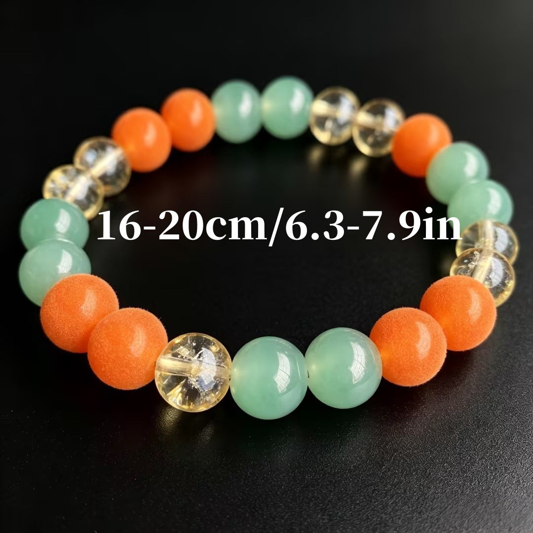 Wholesale Tiger Eye Stone Beaded Bracelet Natural Crystal Jewelry Accessory Trendy Unisex Gift
