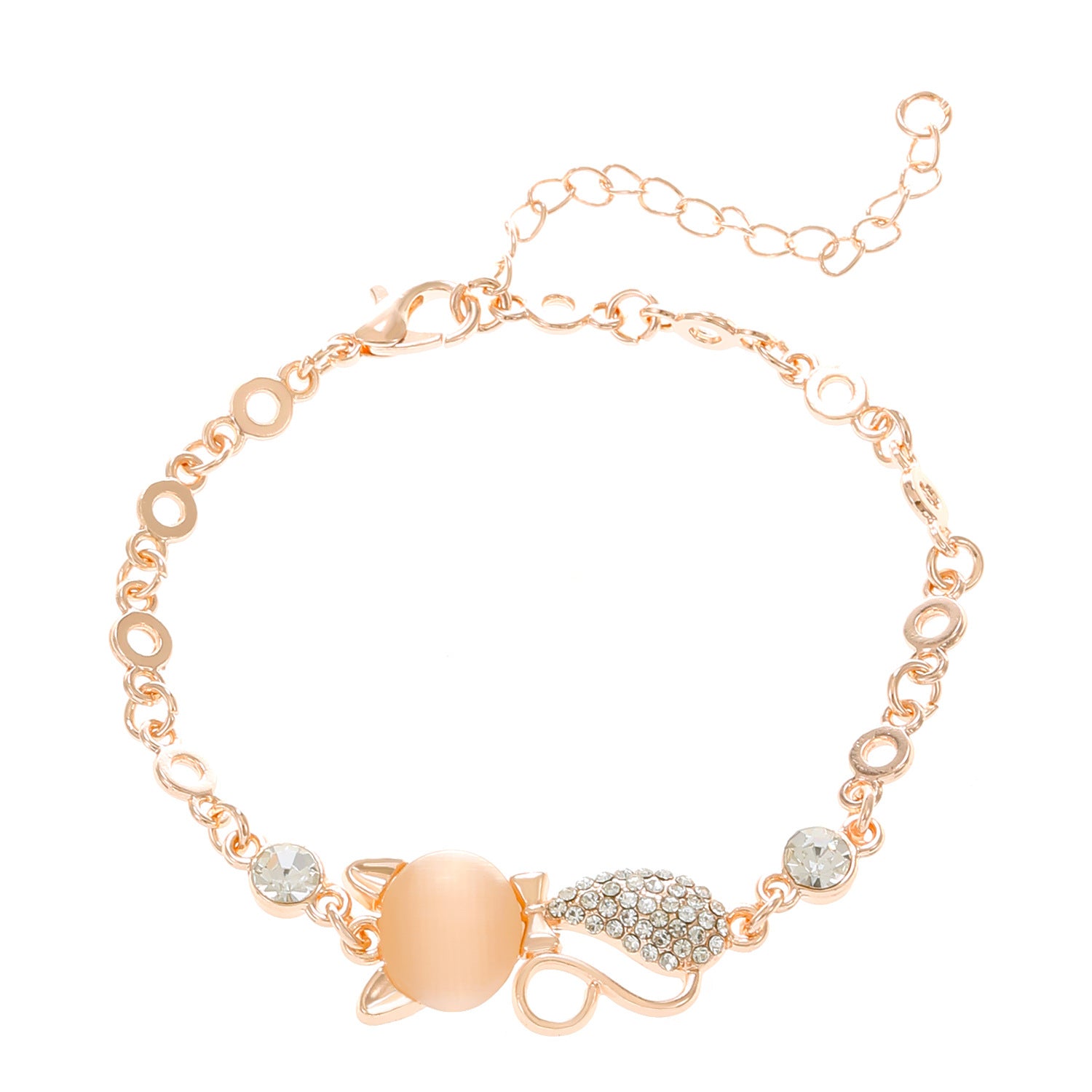 Wholesale Opal Cat Diamond Bracelet ACC-BT-MY005