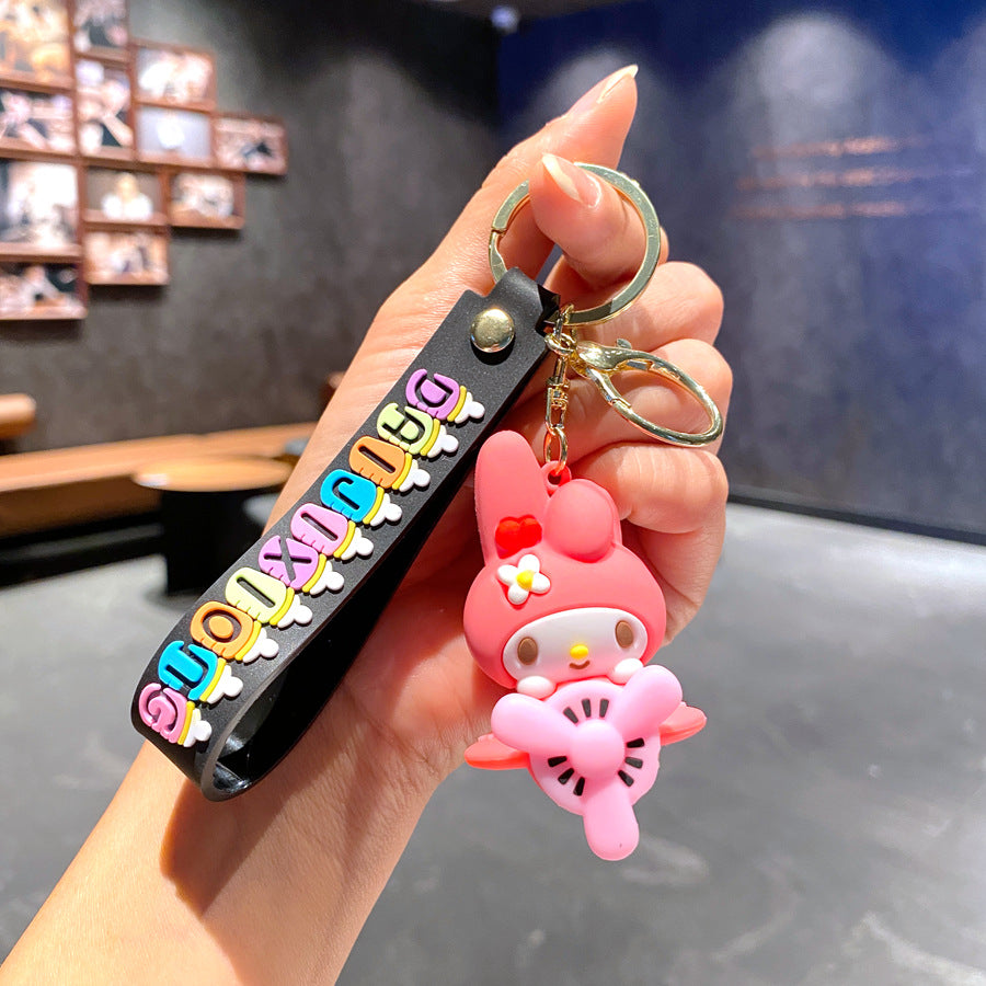 Wholesale Cartoon PVC Soft Glue Cute Keychain ACCVIP-KC-GongZ025