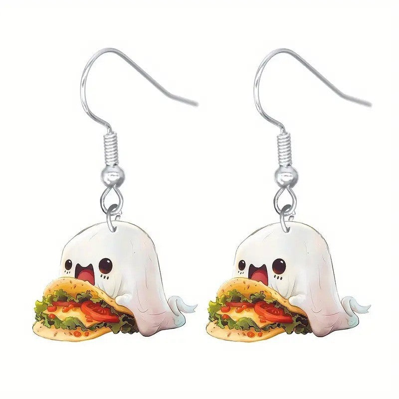 Wholesale 2D  Food Themed Acrylic Earrings
