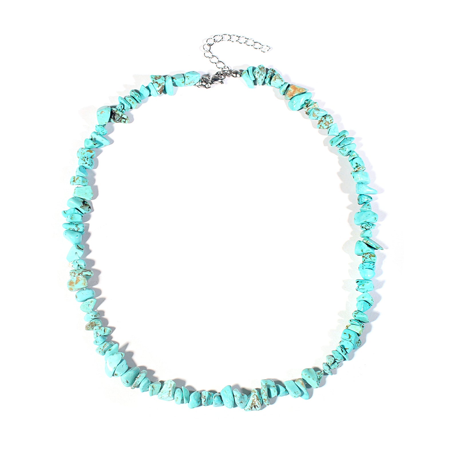 Wholesale natural irregular crystal gravel necklace