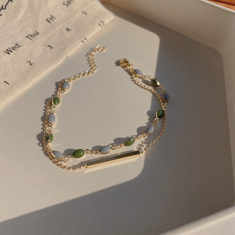 Wholesale vintage pearl bracelet titanium steel couple bracelet ACC-BT-Sengw001