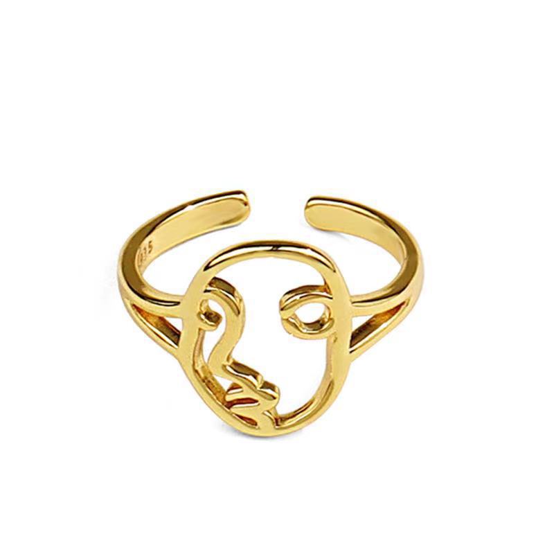 Wholesale stainless steel open facial makeup ring
