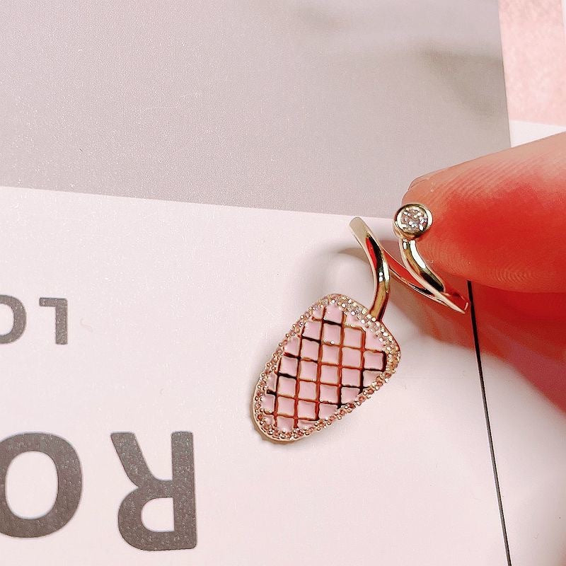 Wholesale  Checkerboard Design Nail Set Ring