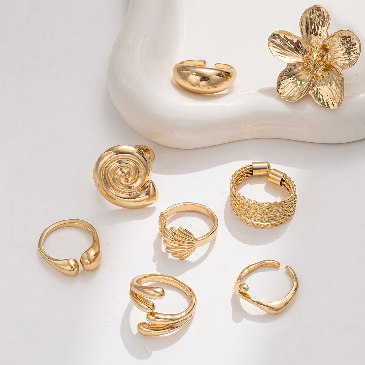 Wholesale Summer Sea Starfish Ring suit