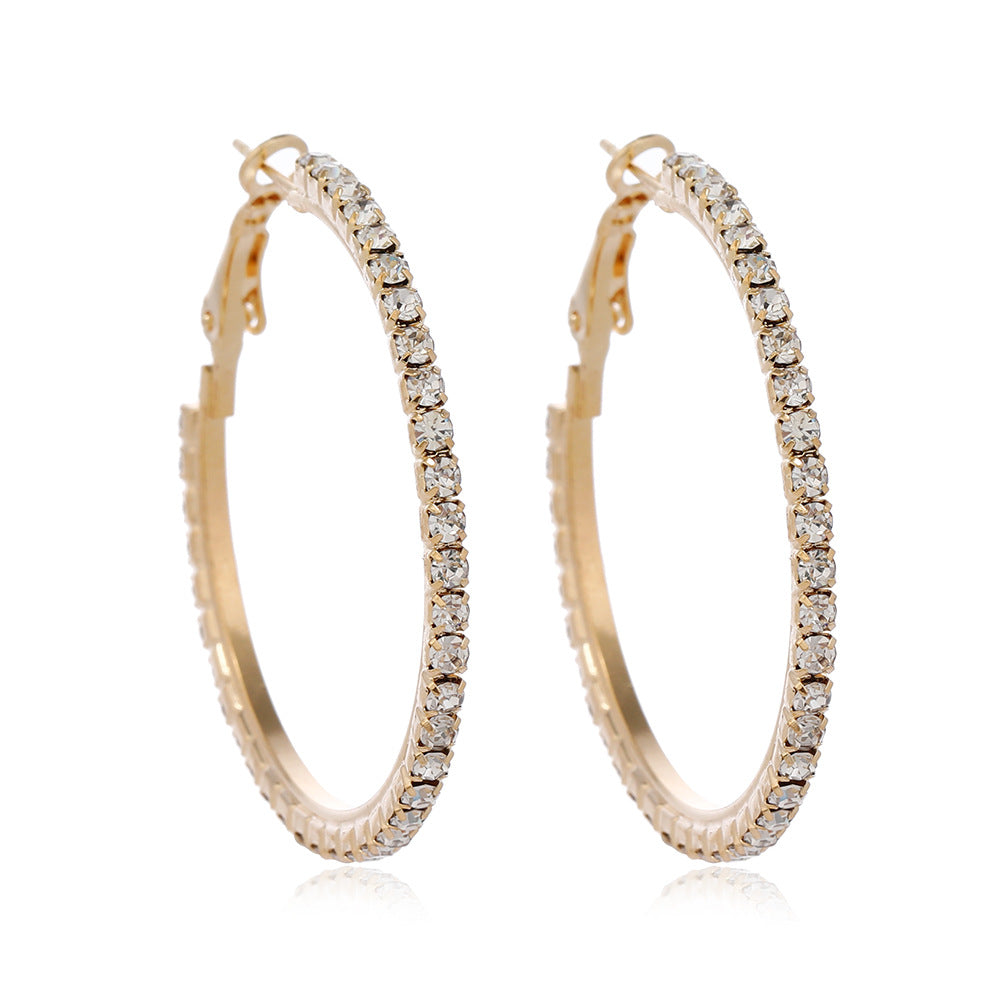 Wholesale Classic Plated Hoop Earrings