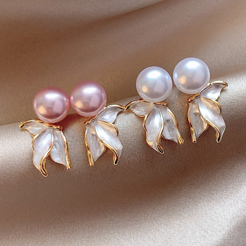 Wholesale  Pearl Geometric Earrings  Luxury  Earrings
