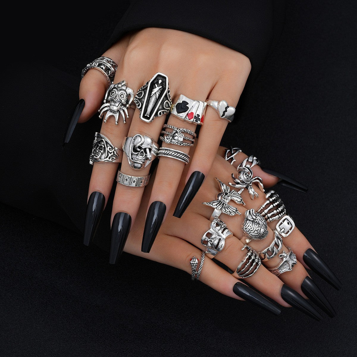 Wholesale  creative fashion ring set ladies jewelry