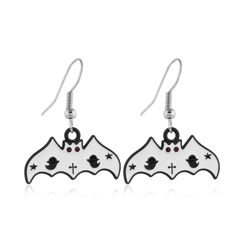 Wholesale   Creative Personalized Event Skull Alloy Earrings