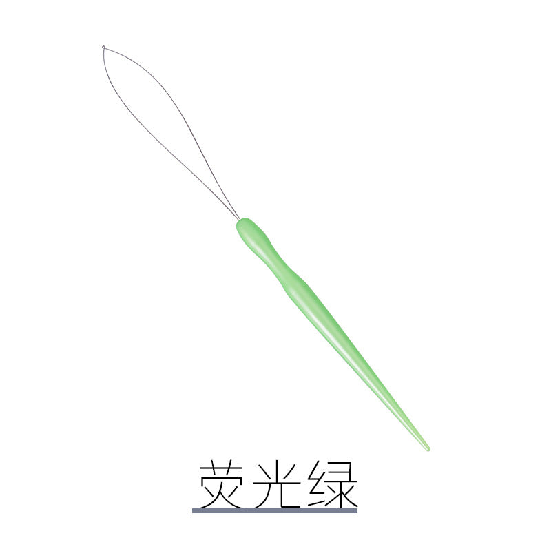 Wholesale Long Threader Colorful Plastic Handle Needle Threader Beadable DIY Beading Tools ACC-KC-CYJ001