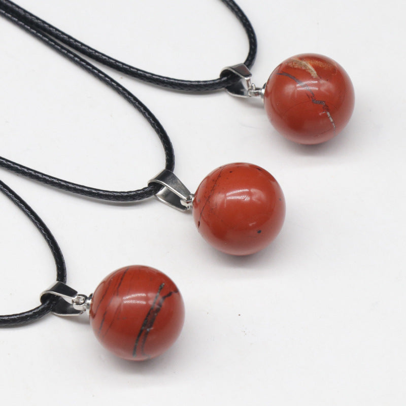 Wholesale 16mm Natural Stone Necklace Pendant ACC-PT-KeSuo001