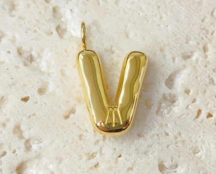 Wholesale Stainless steel bubble letter pendant