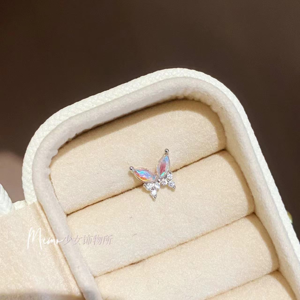 Wholesale  Love Cross Chain Tassel Ear Nail Earrings