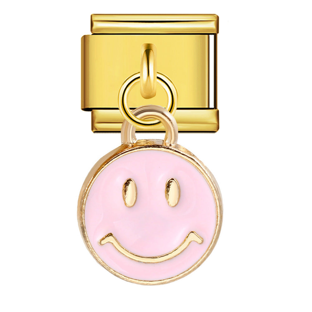 Wholesale  Italian Charm Bracelet 9mm DIY hook style Creative Stainless Steel Composable Bracelet