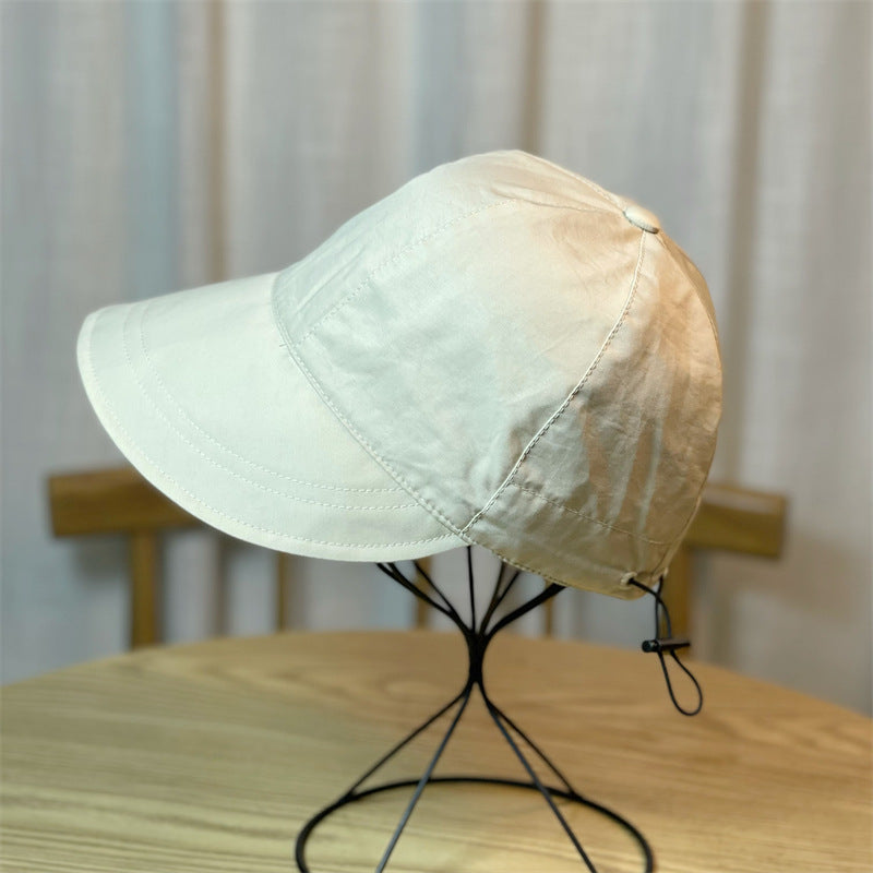 Wholesale Drawstring quick-drying anti-ultraviolet sun protection face-covering bucket hat