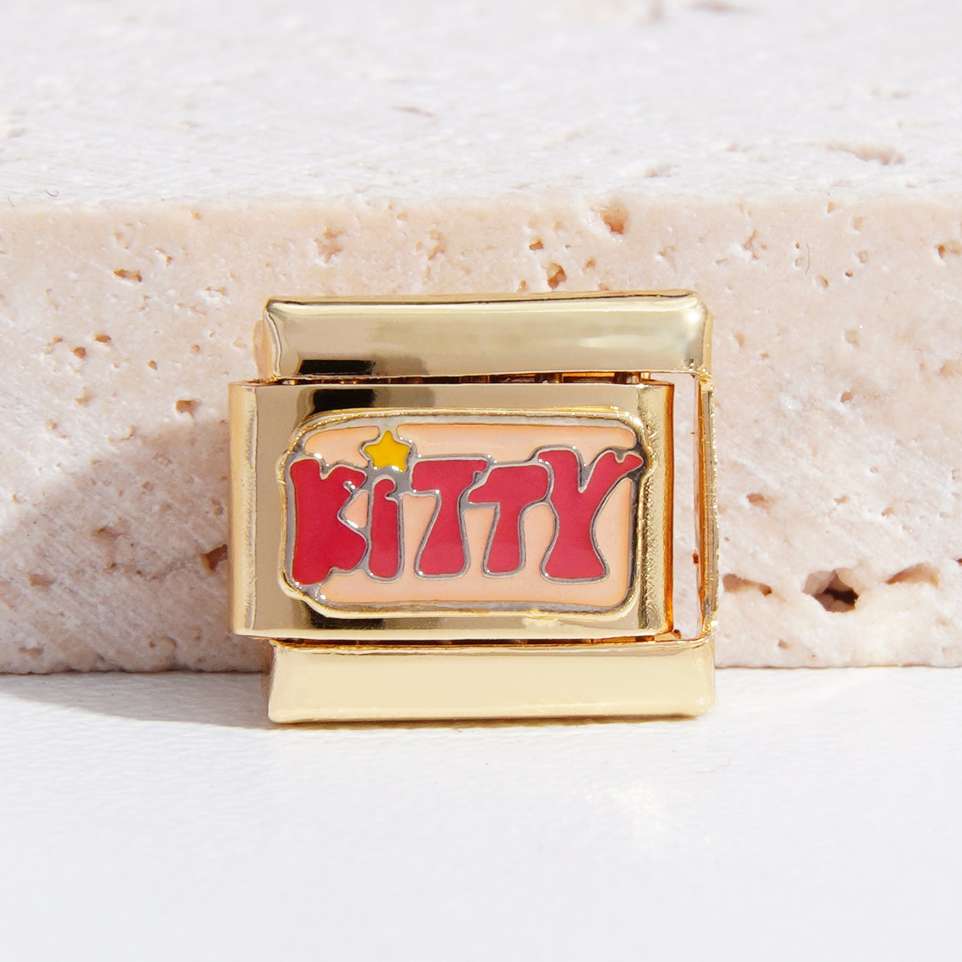 Wholesale   9mm Italian Charm Starter Bracelets DIY square Single Section Creative Stainless Steel Composable Bracelet