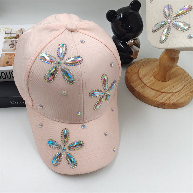 Wholesale Colored Diamond Peaked Baseball Cap ACC-HT-Daod003