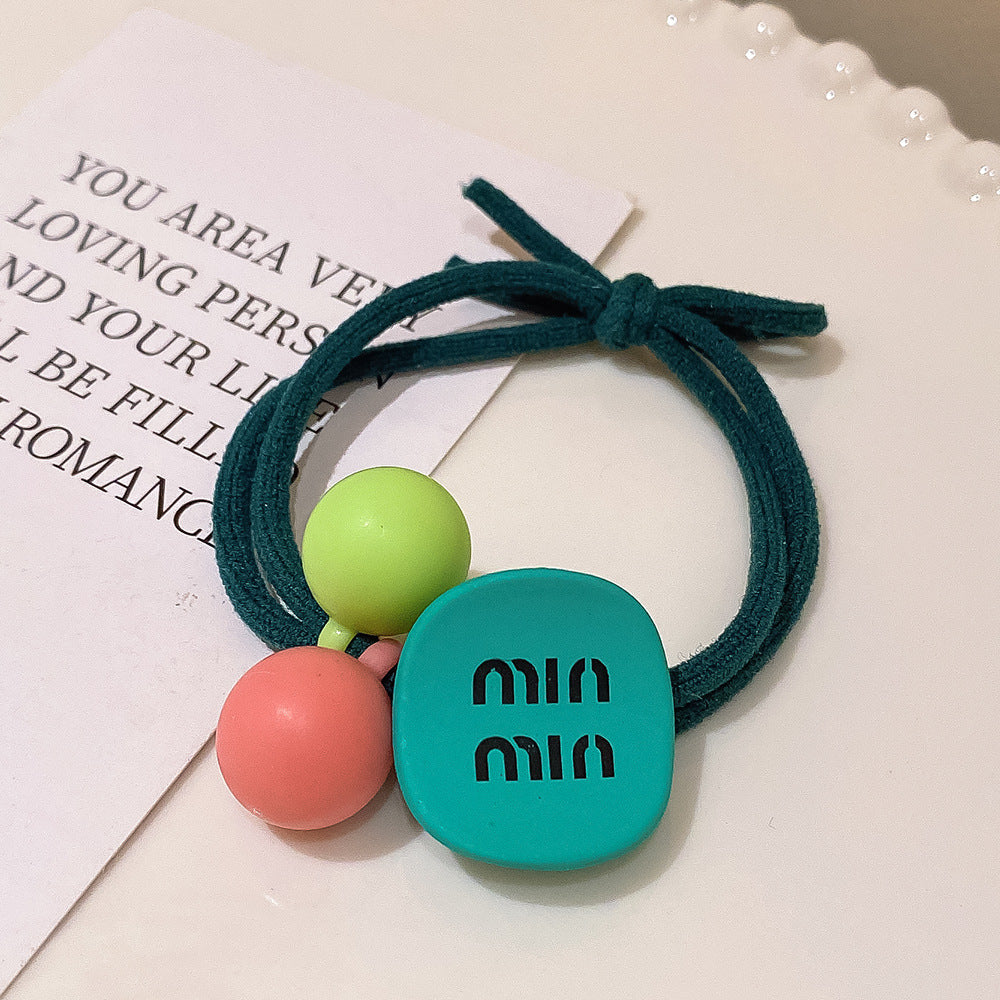 Wholesale 10pcs Cartoon Cute Resin Hair Rope Hair Scrunchies ACCVIP-HS-Huidi004