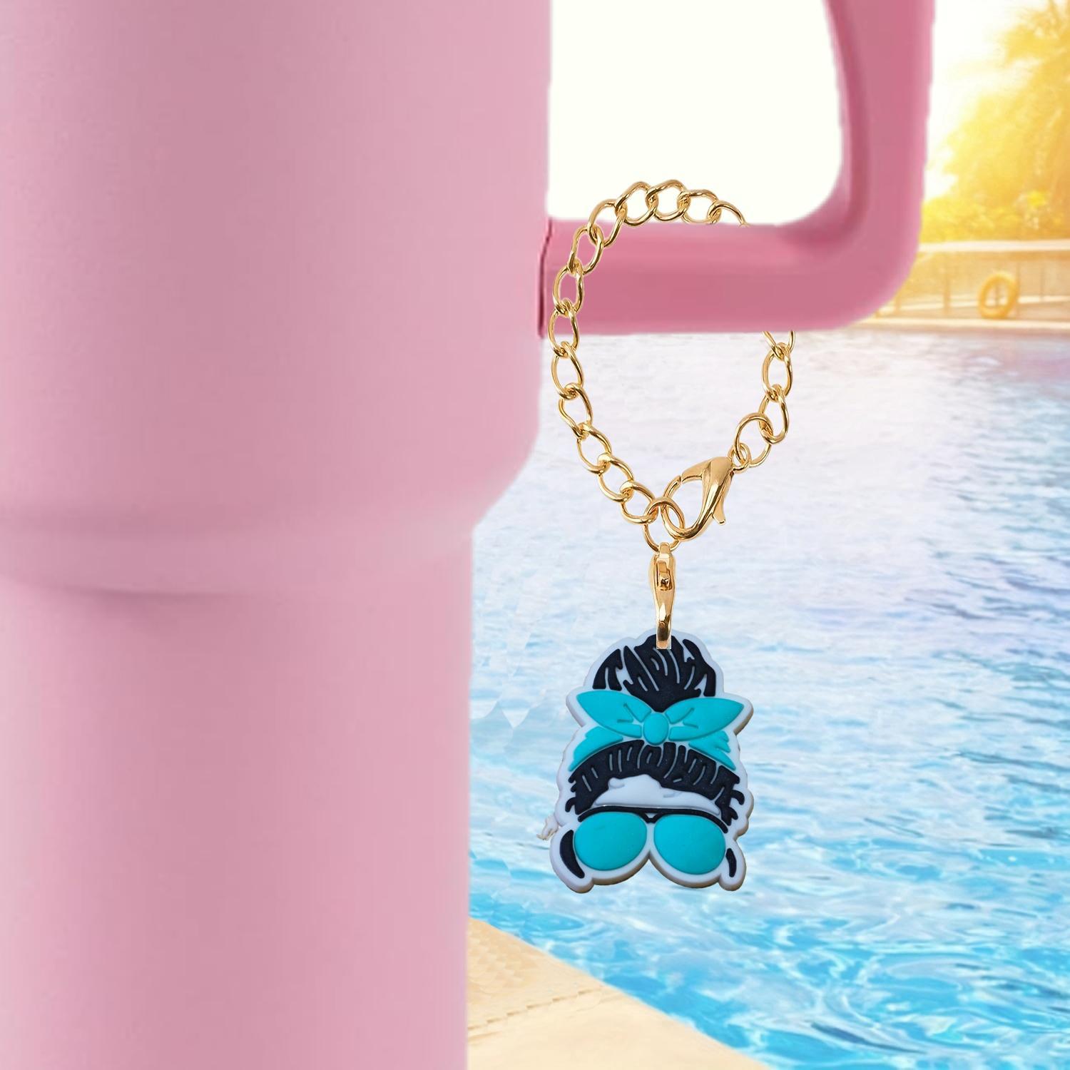 Wholesale MoM Cartoon Soft Rubber Hanging Chain Cup Accessories Chain Mother's Day ACC-CA-XieJi009