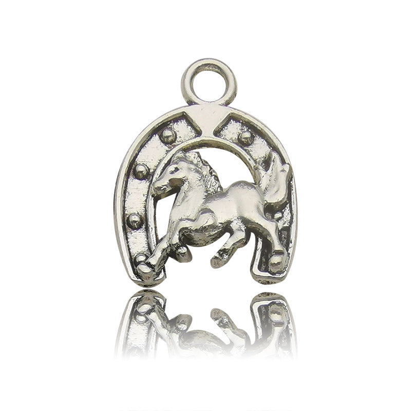 Wholesale Alloy Western Cowboy Series Gun Boots Bracelet Necklace Pendant Accessories