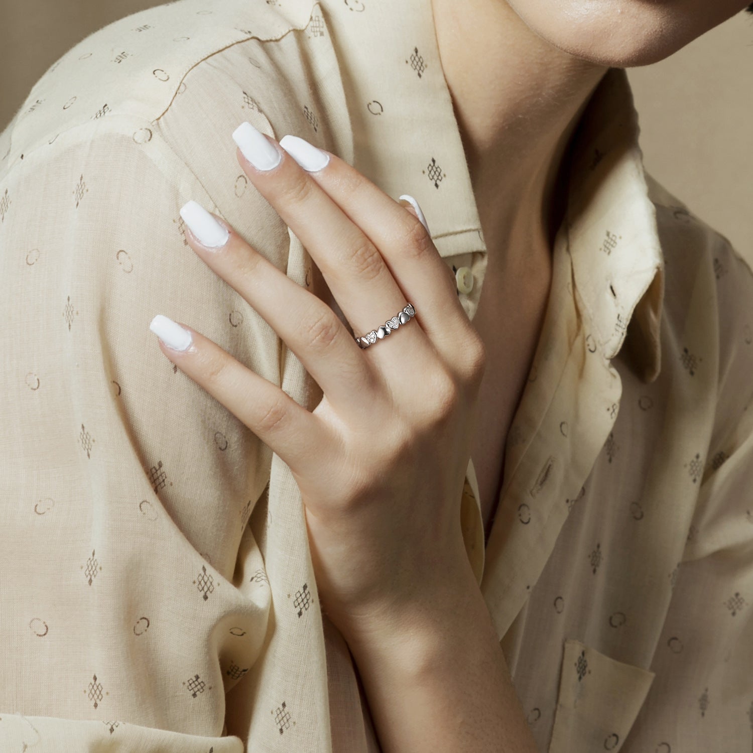 Wholesale Love Ring S925 Sterling Silver Rings ACC-RS-MC011