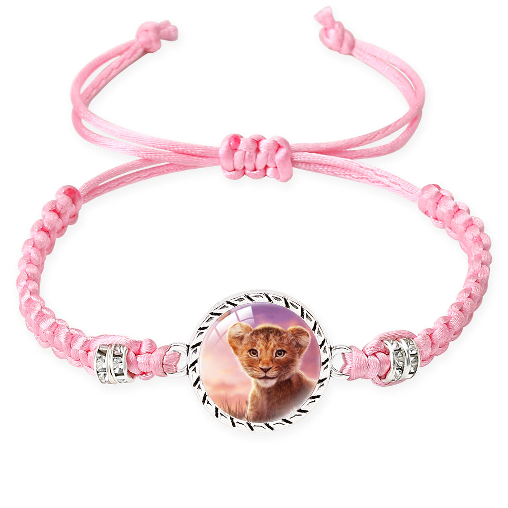 Wholesale Lion braid adjustable bracelet