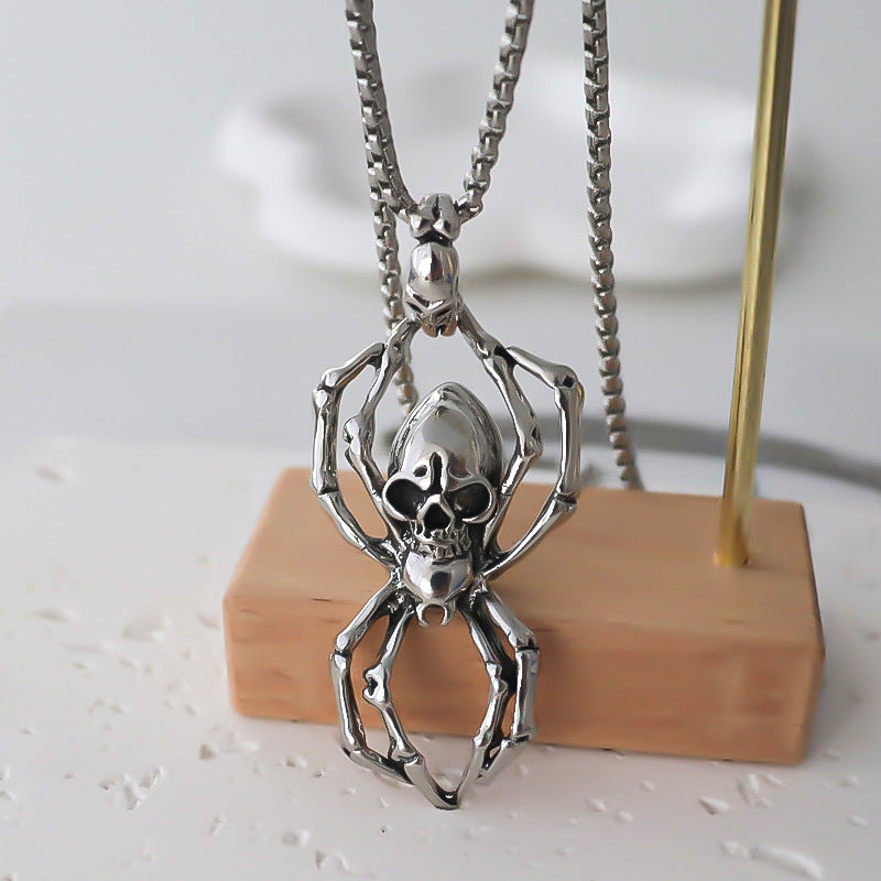 Wholesale  Skull alloy pendant  necklace clavicle chain
