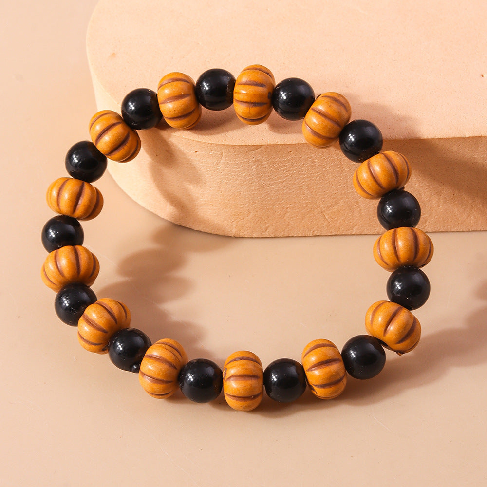 Wholesale  Beaded Bracelet suit Pumpkin Skull Retro  Bracelet