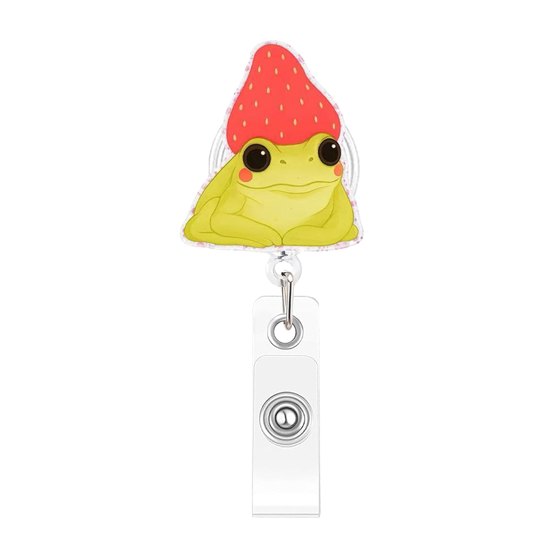 Wholesale Plastic Cartoon Animal Retractable Badge Holder Fun ID Card Holder Easy-Pull Buckle Fashion Accessory for Resale