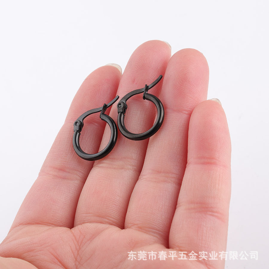 Wholesale Stainless Steel Earrings Exaggerated Large Earrings Statemente Earrings ACC-ES-Chunp002