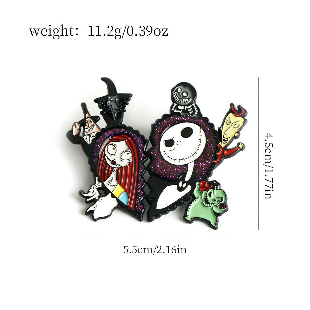 Wholesale Horror Halloween Keychain Necklace