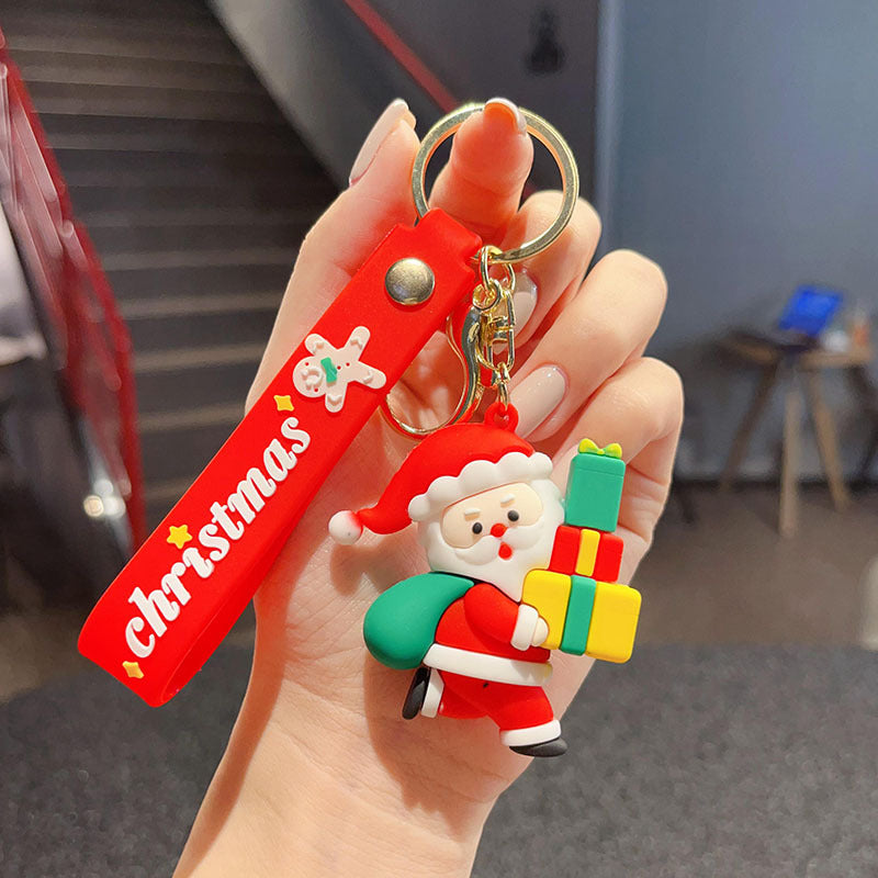 Wholesale Santa Claus Christmas Tree Reindeer Keychain ACC-KC-YingLing004