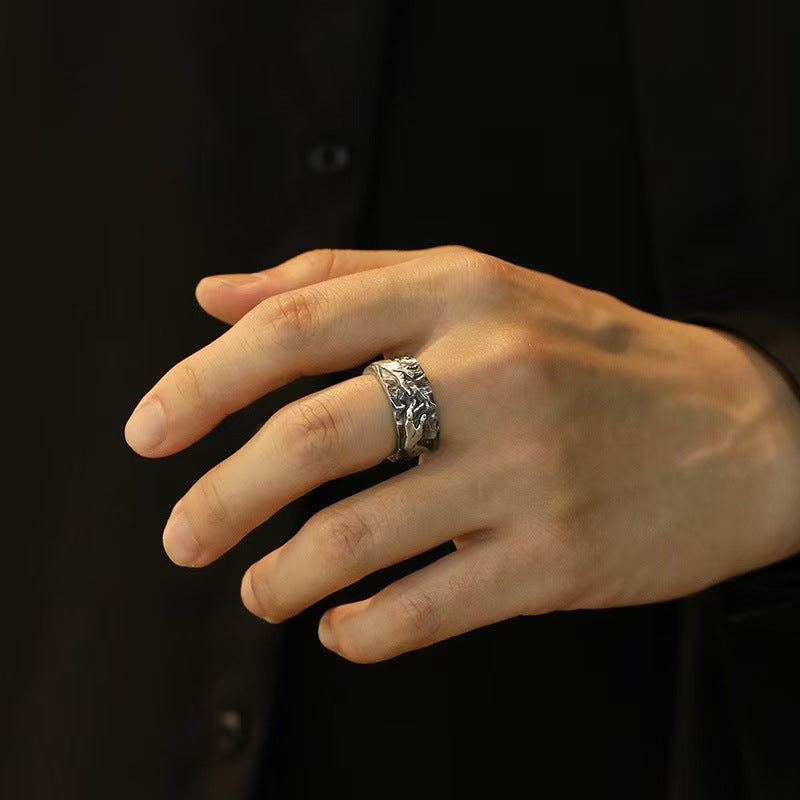 Wholesale Light Luxury Ring Men's Handof God Old Men's Ring