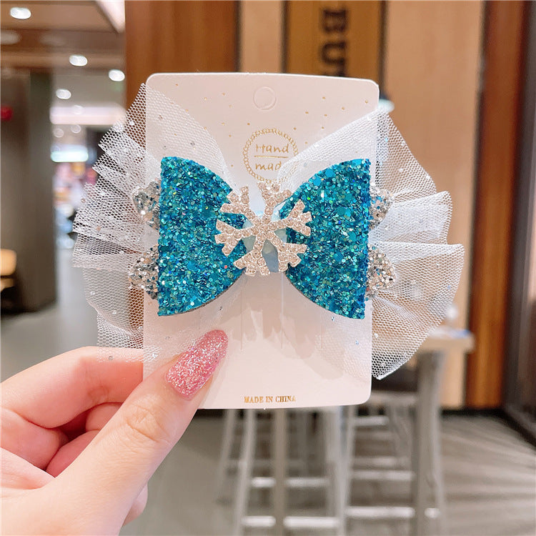 Wholesale Cartoon cute bow hairpin set