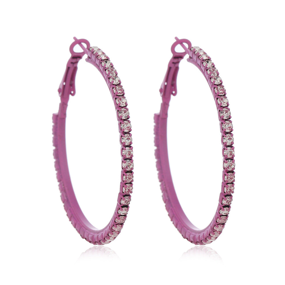 Wholesale Classic Plated Hoop Earrings