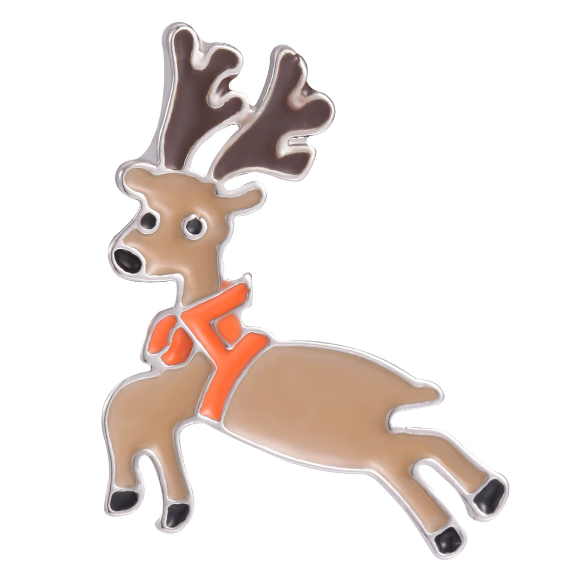 Wholesale Cartoon Cute Christmas Alloy Oil Drop Brooch ACC-BCH-BinLi001