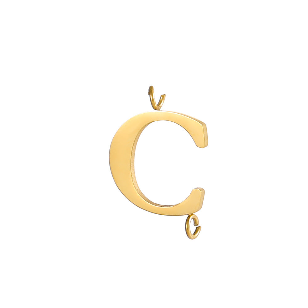 Wholesale Stainless Steel 26 Letter Pendant