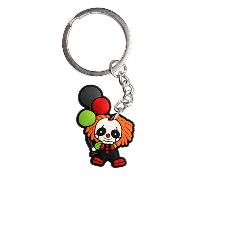 Wholesale Cartoon  PVC Keychain Pendant,  Dark Style Bag Charm for Resale
