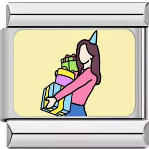 Wholesale Italian Charm Bracelet 9mm DIY Graduation  Creative Stainless Steel Composable Bracelet