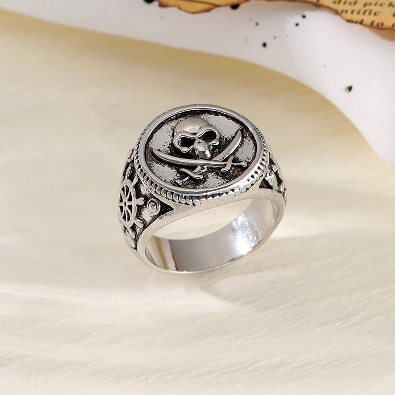Wholesale  Personalized Pirate Skull Ring