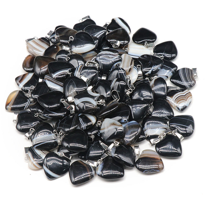 Wholesale Agate Colored Love Pendant ACC-PT-KeSuo006