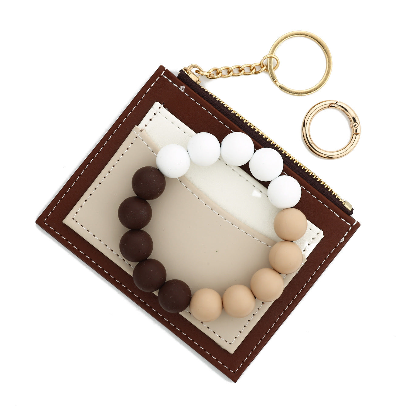 Wholesale 40PCS Bead BraceletWristlet Keychain