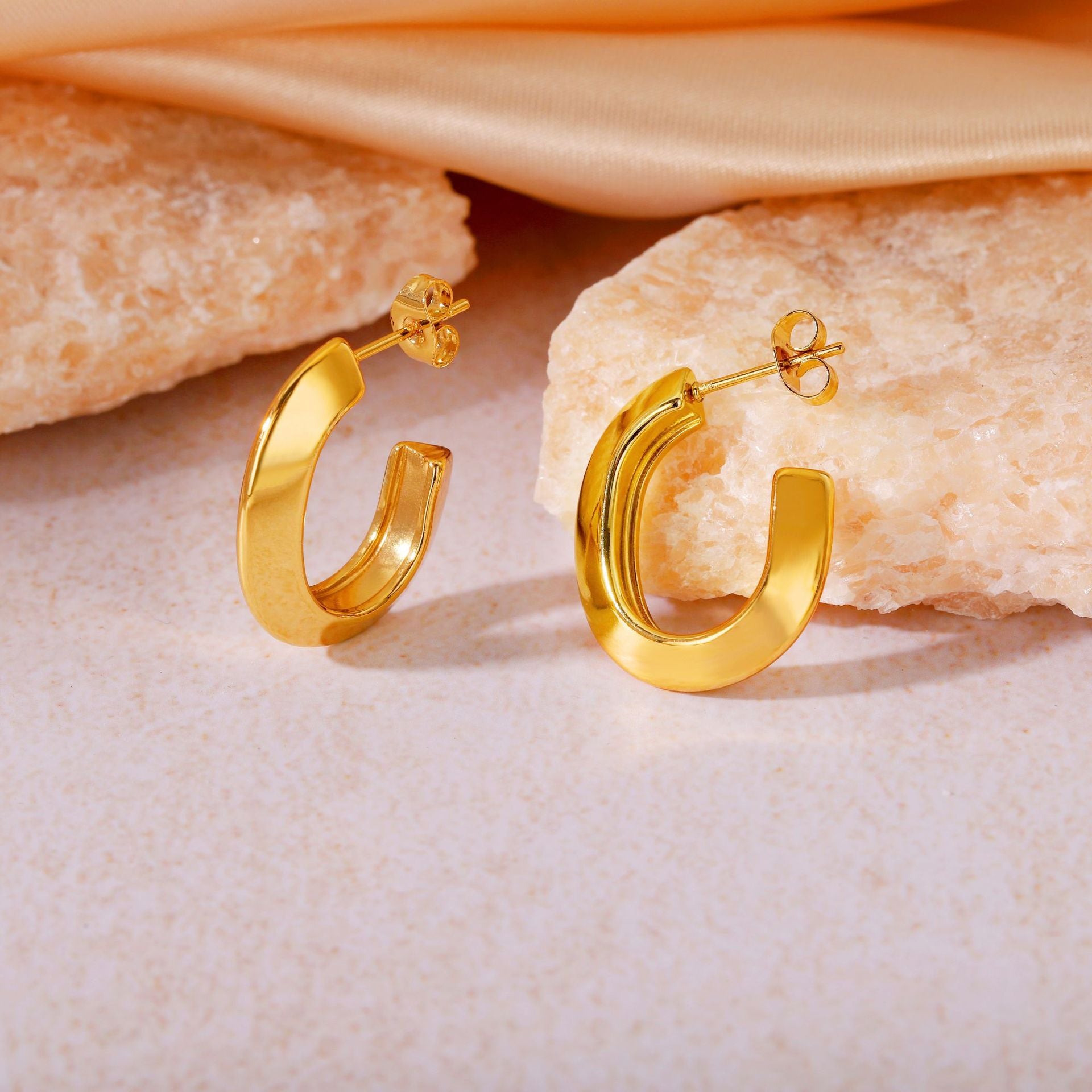 Wholesale  Hypoallergenic Jewelry  Titanium Steel Earrings