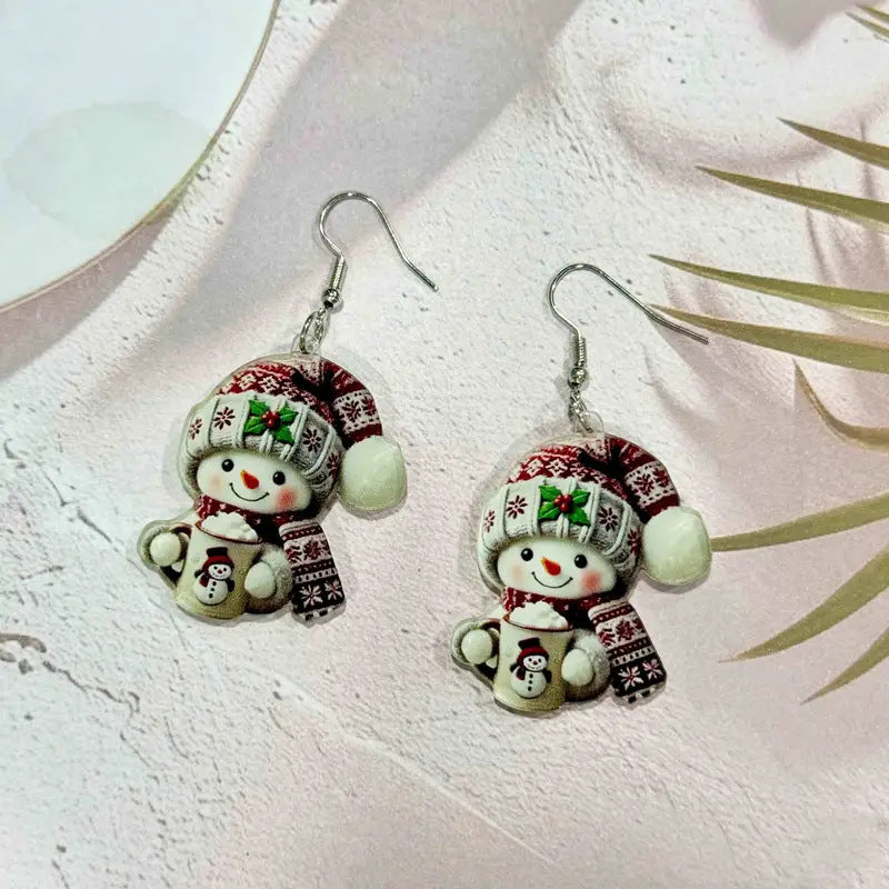 Wholesale  Christmas snowman earrings