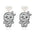 Wholesale   acrylic plate  skull pumpkin ghost mummy earrings