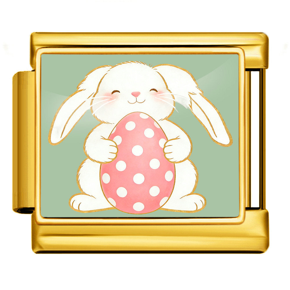 Wholesale Easter Bunny Modular Bracelet Stainless Steel DIY Detachable - Everyday Wear Jewelry Accessory